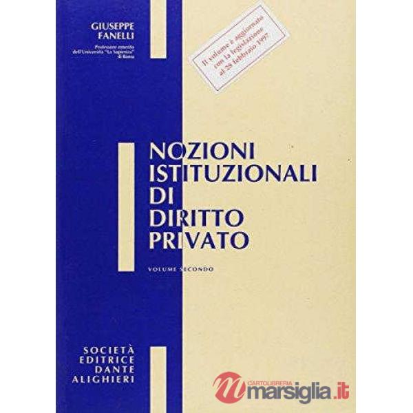 NOZIONI ISTITUZIONALI DI DIRITTO PRIVATO, VOL. II