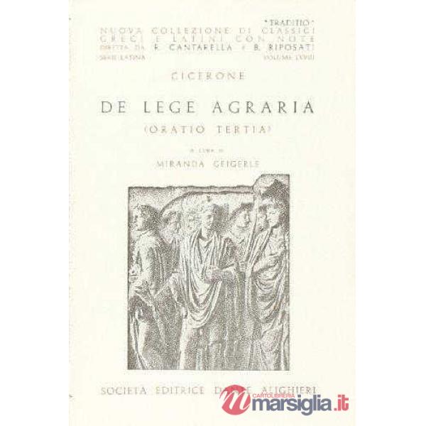 DE LEGE AGRARIA III, A CURA DI M. GEIGERLE