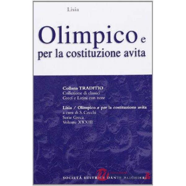 OLIMPICO E PER LA COSTITUZIONE AVITA, A CURA DI S. CECCHI