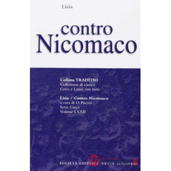 CONTRO NICOMACO, A CURA DI O. PISCINI