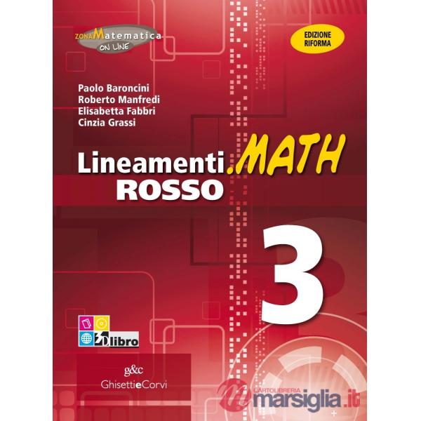 LINEAMENTI MATH ROSSO 3 + EB