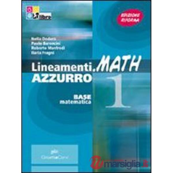 LINEAMENTI MATH AZZURRA ALGEBRA 1 + INVALSI + CD + EB