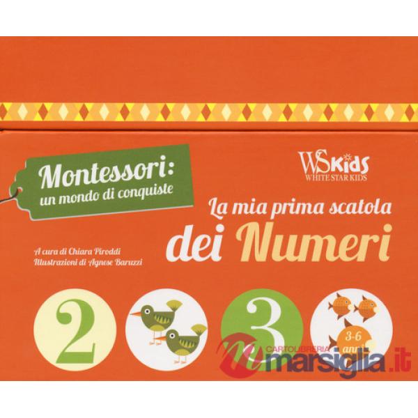 Mia prima scatola dei numeri. Montessori: un mondo di conquiste. Ediz. a colori. Con sagome fustellate (La)