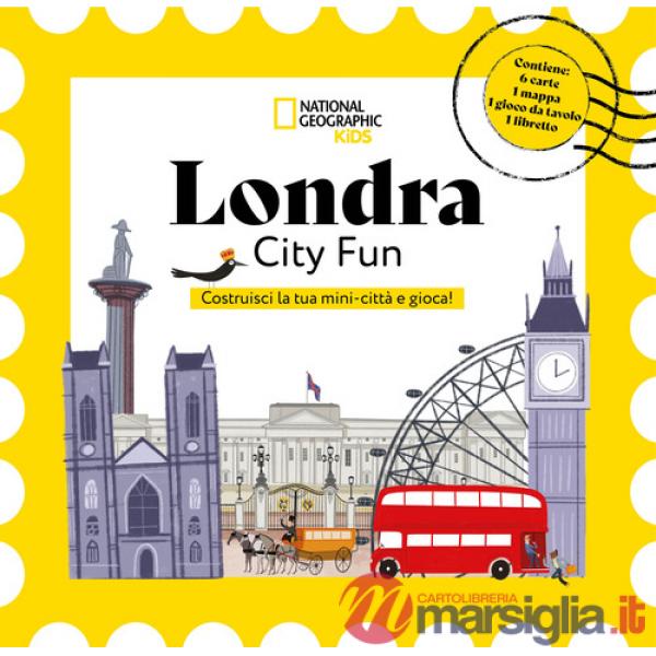 Box Londra city fun. Costruisci la tua mini-città e gioca! Con Libro con legatura a punto metallico