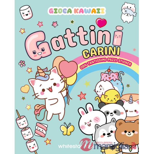Gioca kawaii. Gattini carini. Con tantissimi pazzi stickers