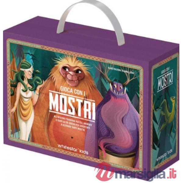 Gioca con i mostri. Valigetta. Ediz. a colori. Con puzzle. Con Carte