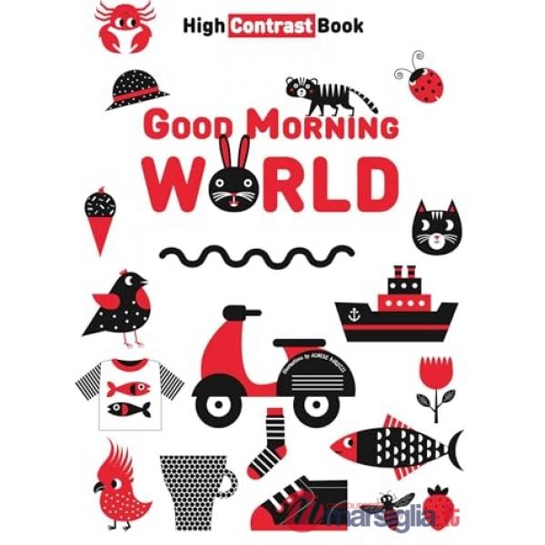 Hello, world. High contrast book