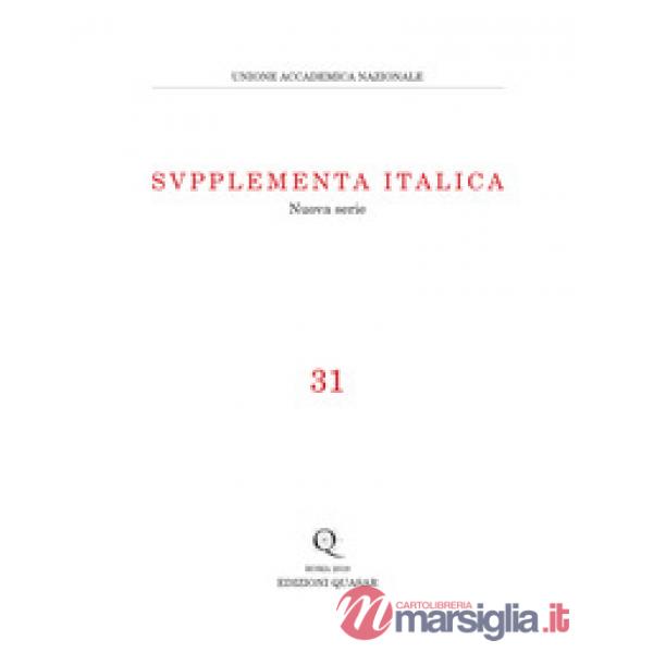 Supplementa Italica. Nuova serie