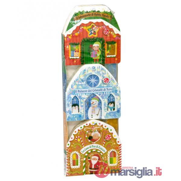 Mie casette di Natale: La Casa di Pan di Zenzero-Il Laboratorio di Babbo Natale-Il Palazzo dei Cristalli di Neve. Ediz. a colori