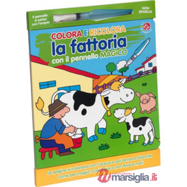Colora e ricolora la fattoria con il pennarello magico. Ediz. illustrata
