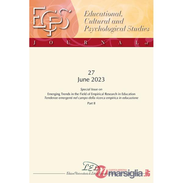 Journal of educational, cultural and psychological studies (ECPS journal) (2023). Vol. 27: Special issue on emerging trends in t