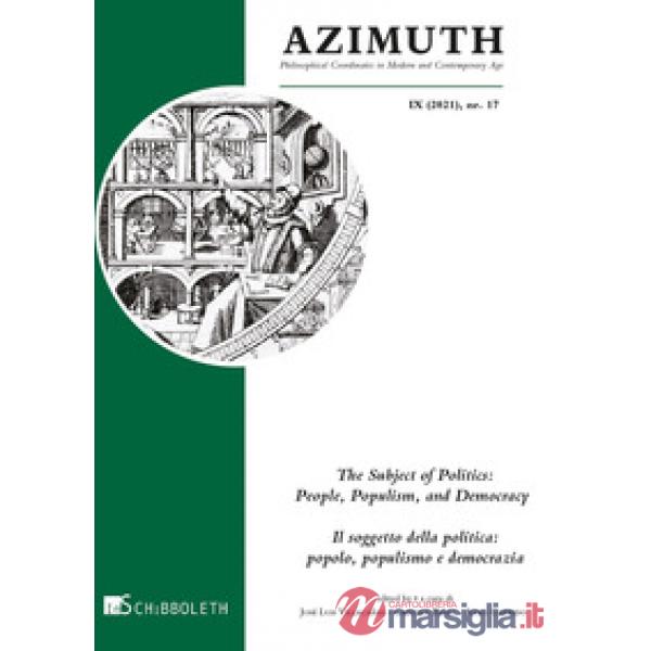 Azimuth (2021). Vol. 17: The subject of politics-Il soggetto della politica