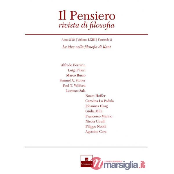 Pensiero. Rivista di filosofia (2024) (Il). Vol. 2: Le idee nella filosofia di Kant