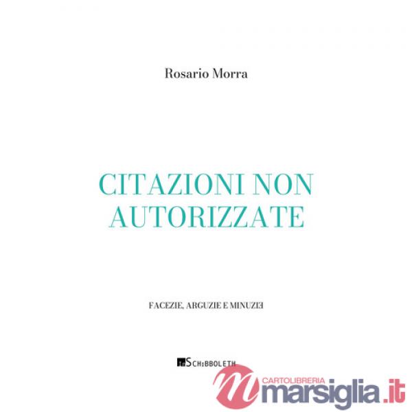 Citazioni non autorizzate