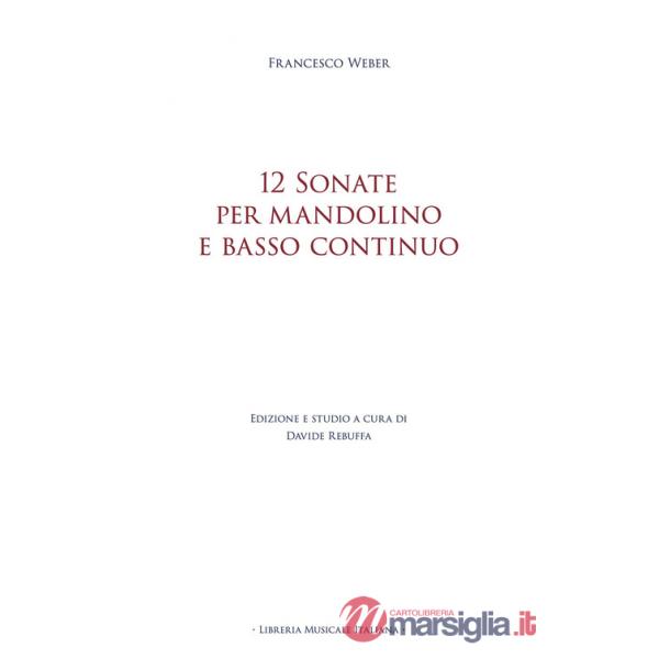 12 sonate per mandolino e basso continuo
