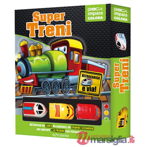 Super treni. Ediz. a colori. Con 6 trenini con retroricarica