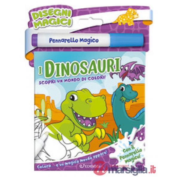 Dinosauri. Disegni magici. Ediz. illustrata. Con pennarello magico (I)