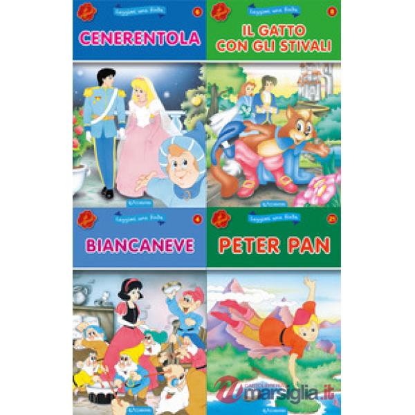 Cenerentola-Il gatto con gli stivali-Biancaneve-Peter Pan. Leggimi una fiaba (4 titoli sfusi)
