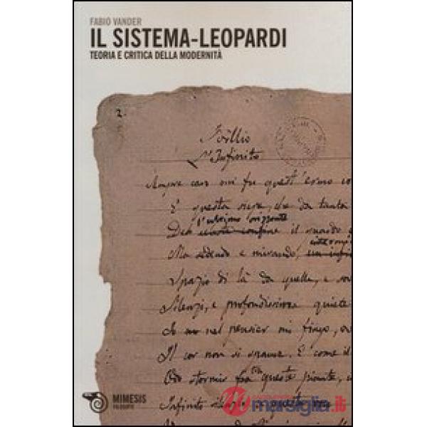 Sistema-Leopardi. Teoria e critica della modernità (Il)