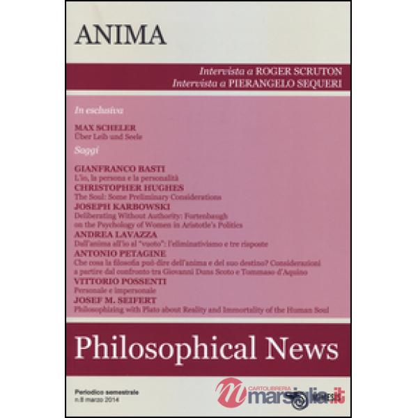 Philosophical news (2014). Vol. 8: Anima