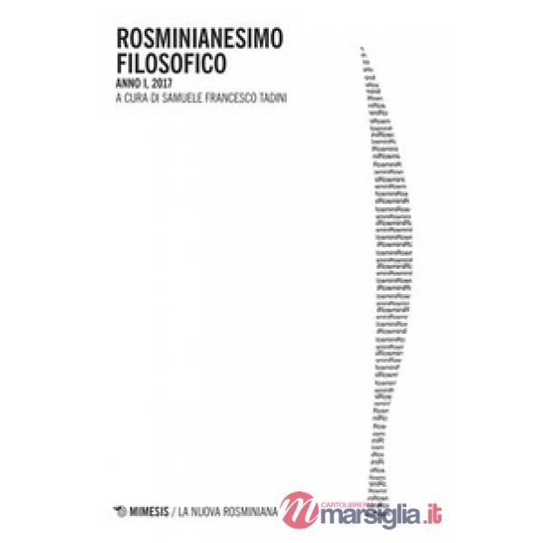 Rosminianesimo filosofico 2017