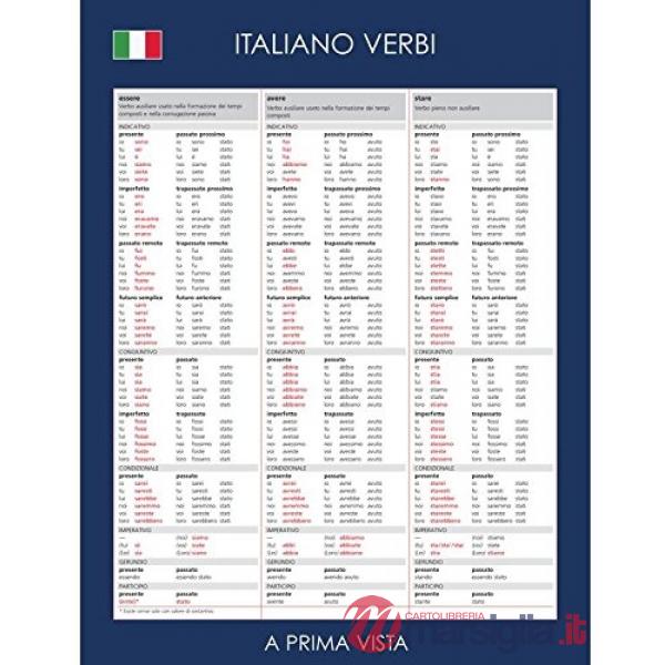 A prima vista verbi: italiano