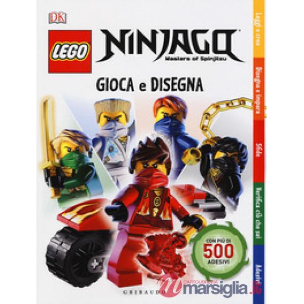 Gioca e disegna. Lego Ninjago. Masters of Spinjitsu. Con adesivi. Ediz. a colori