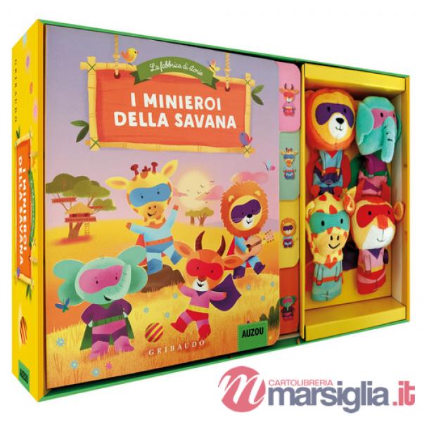 Minieroi della savana. La fabbrica di storie. Ediz. a colori. Con 4 marionette da dita (I)
