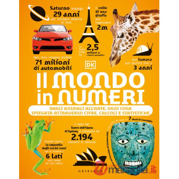 DK Il mondo in numeri. Dagli animali all'arte, ogni cosa spiegata attraverso cifre, calcoli e statistiche. Ediz. illustrata