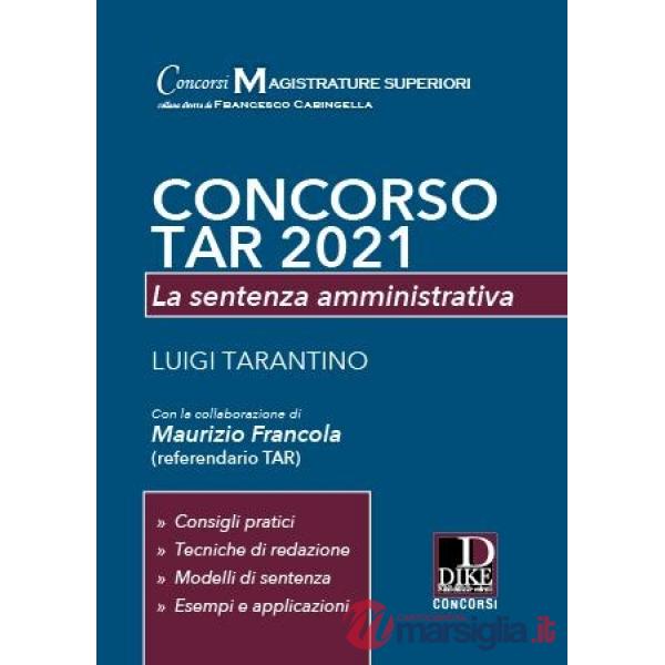 Concorso TAR 2021. La sentenza amministrativa