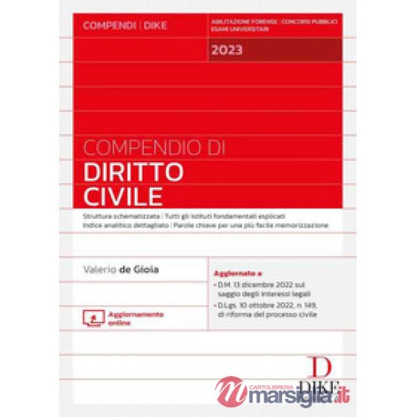 Compendio di diritto civile 2023