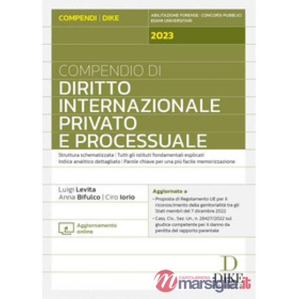Compendio di diritto internazionale privato e processuale 2023