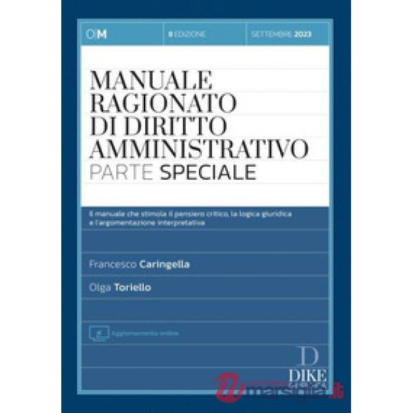 Manuale ragionato di diritto amministrativo. Parte speciale