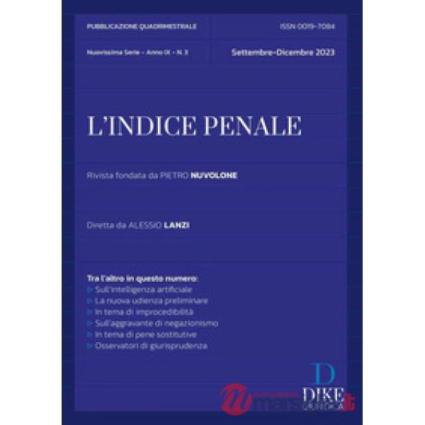 L'indice penale