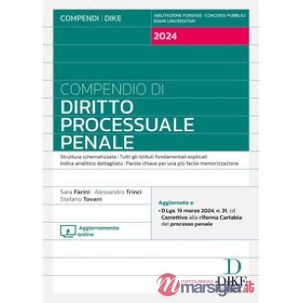 Compendio di diritto processuale penale
