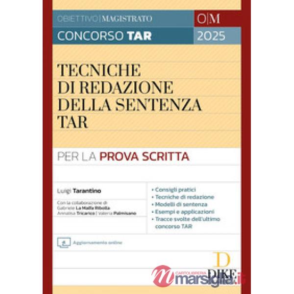 Tecniche di redazione della sentenza Tar
