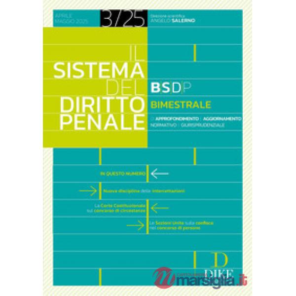 Sistema del Diritto penale 3/2025