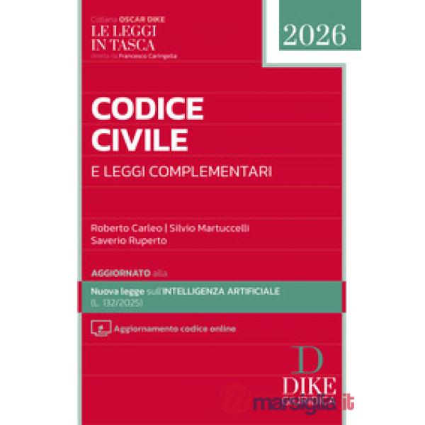 Codice civile e leggi complementari pocket 2026