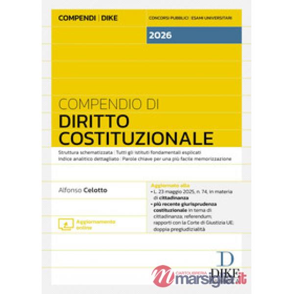 Compendio di diritto costituzionale 2026