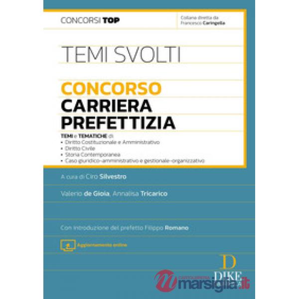 Temi svolti. Concorso carriera prefettizia