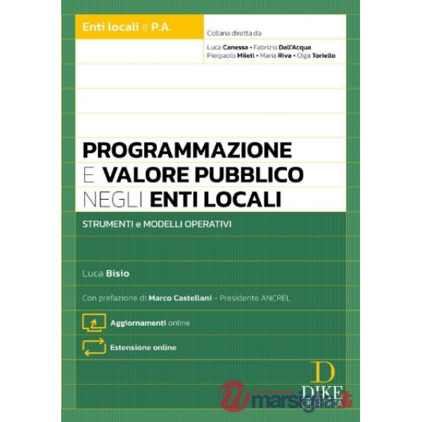 Programmazione e valore pubblico negli enti locali