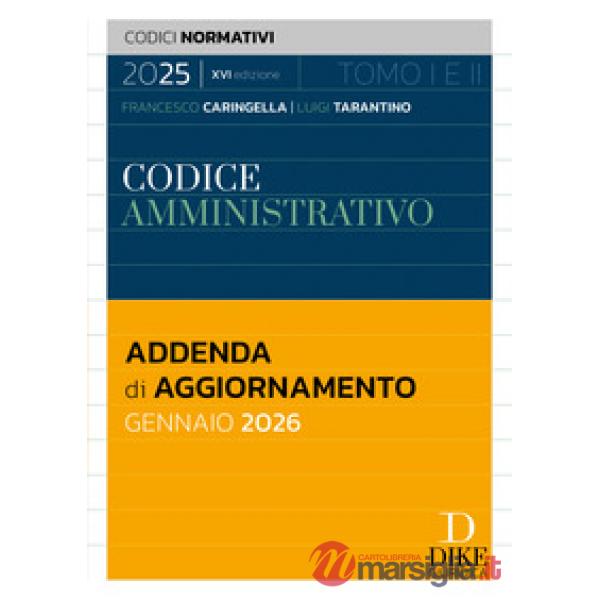 Codice amministrativo. Addenda di aggiornamento Gennaio 2026