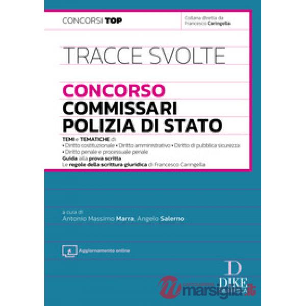 Tracce svolte. Concorso Commissari Polizia di Stato