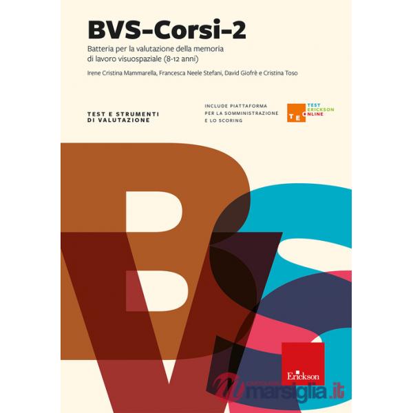 BVS-Corsi-2. Batteria per la valutazione della memoria di lavoro visuospaziale (8-12 anni). Con Contenuto digitale per accesso o
