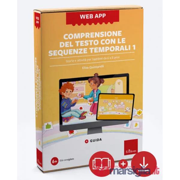 Comprensione del testo con sequenze temporali. Storie e attività per bambini da 6 a 8 anni. Web app. Con software
