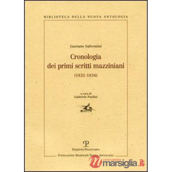 Cronologia dei primi scritti mazziniani (1831-1834)