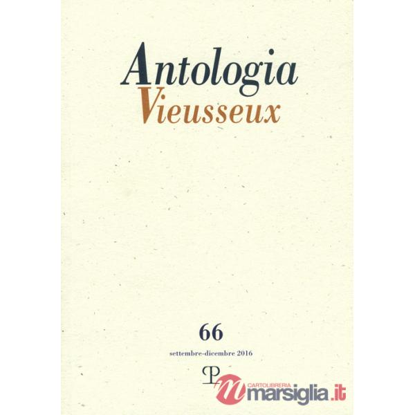 Antologia Vieusseux (2016). Vol. 66