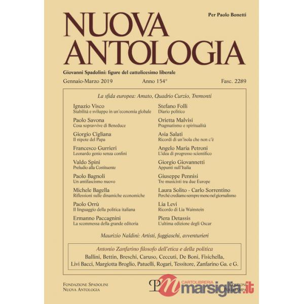 Nuova antologia (2019). Vol. 1: Gennaio-Marzo