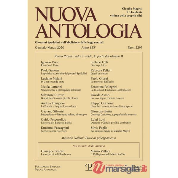 Nuova antologia (2020). Vol. 1: Gennaio-Marzo