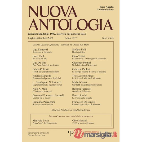 Nuova antologia (2022). Vol. 3: Luglio-settembre